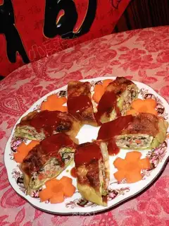 Double-skinned cabbage roll