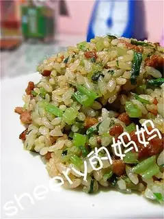 Celery beef fried rice