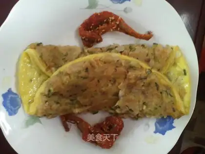 Less rapeseed omelet