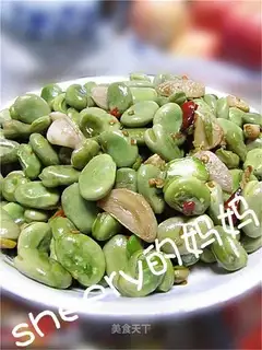Garlic Spicy Broad Bean Rice