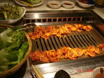 Korean barbecue pickled sauce