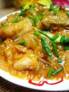 Sweet and sour fish nuggets