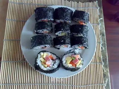 assorted sushi