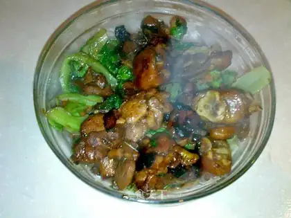 braised chicken nuggets