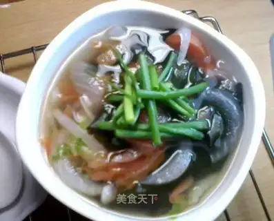 Sweet and vegetable soup
