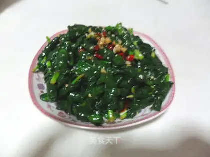 Hunan cuisine cold leeks