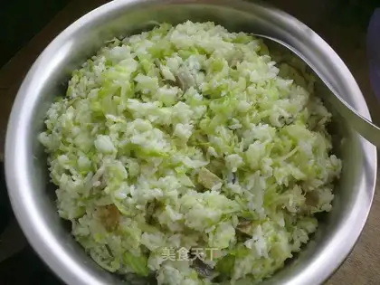 Rice with cabbage and sausage