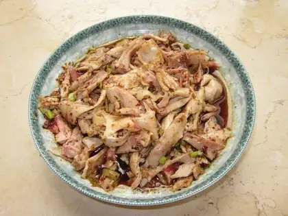 Spicy shredded chicken
