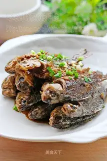 Sweet and sour smoked small carp