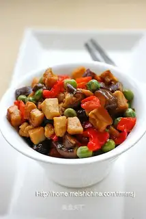 diced chicken with fish flavor