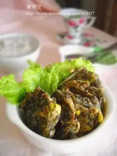 seaweed bean sprouts cake