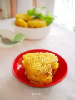 Garlic pumpkin rice cake