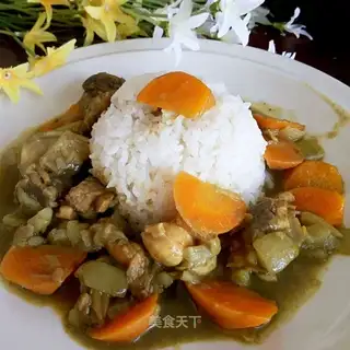 It's real curry chicken