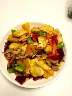 Gold pot tofu