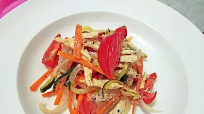 Chicken silk salad