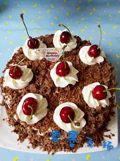 Black Forest birthday cake