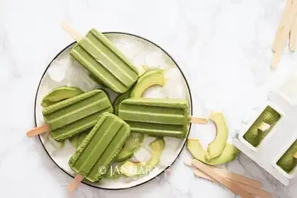 Cream butter with tea popsicles