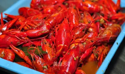 Delicious spicy lobster