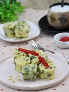 Celery eggcake