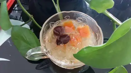 The papaya silver-eared sprouts