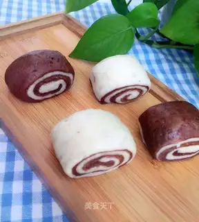 Double-coloured buns