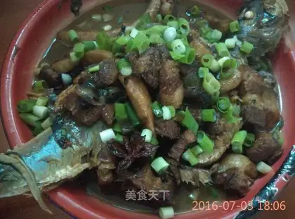 Blue fish burn flowers