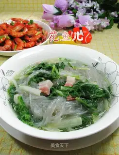 Powdered with salty cabbage