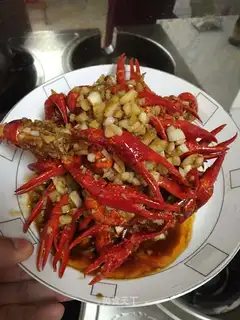Garlic lobster