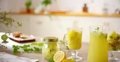 Ginger lemon ice