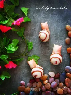 Snail buns of pasta