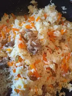 Hands on rice