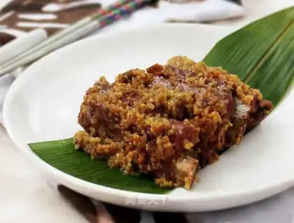 Black rice evaporation ribs