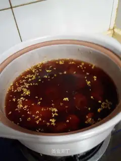 Sour plum soup