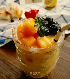 Mango mint milkshake
