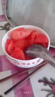 Cool watermelon juice