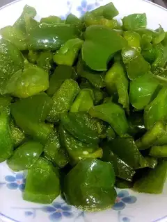 Clear the green pepper