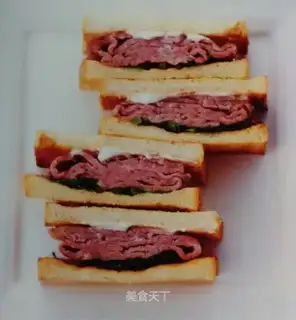 Roasted beef chip sandwich