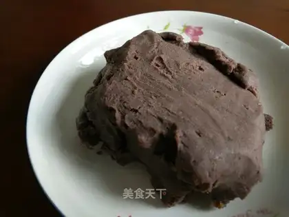 Homemade red bean sand