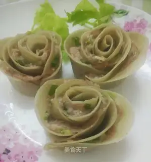 Rose dumplings