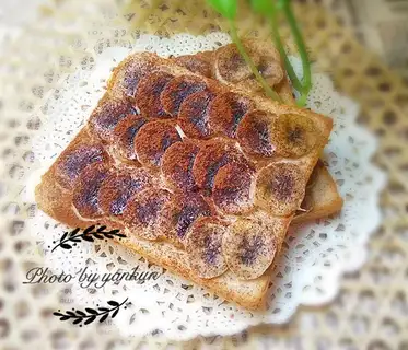 Coco banana toast
