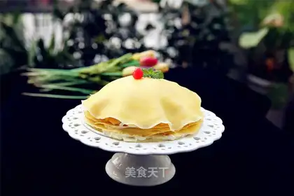 Mango lasagna cake