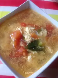 Tomato egg soup