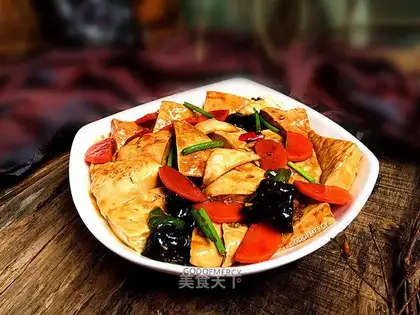 Beef sauce tofu