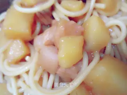 Chinese potato pasta