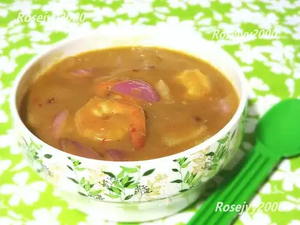 Curry shrimp