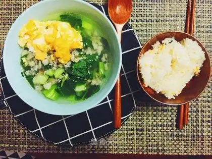 Vegetable fish soup