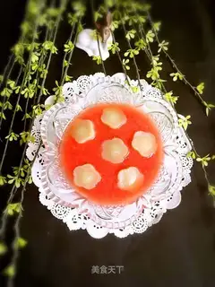 Green Bean Ice Flowers