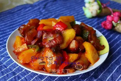 Sweet pineapple ribs