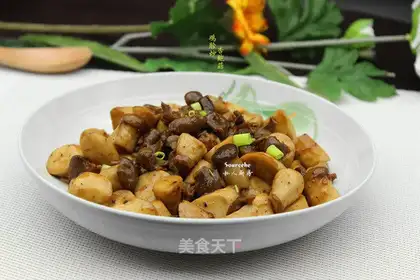 Chicken-fried abalone mushrooms