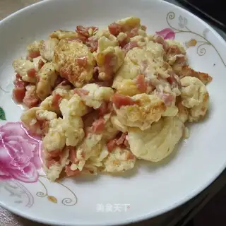 Sausage fried eggs